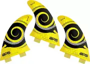 New Zealand Surfboard Fins 3 Thruster Fins Set High Performance Fiberglass Reinf