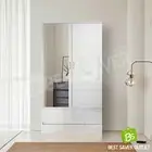 Wardrobe Cabinet Armoire Clothes Garment Storage Cupboard Organiser 2 Doors