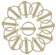 12 PCS Heavy Duty Linch Pin with Ring, 5/16" x 1-5/8" Linch Pins for Trailer ...
