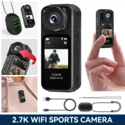 Handheld Action Camera 2.7K 180° Rotatable WIFI Pocket Camera USB Video Recorder