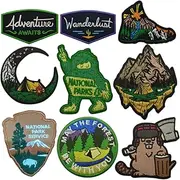 [YOYUMI] Tactical Patch Natural Park Outdoor Scenery Travel Embroidery Cloth Patch Outdoor Patch