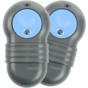Merlin M802 Garage Door Remote Control Dipswitch Blue Button x2