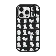 iPhone 16 Pro Impact Ring Stand Case MagSafe Compatible Bichon Frise Yoga