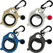 CANAANIN Zip Tie Holder Cable Tie Holder Colored Upgraded Carabiner Keychain Clip for Tool Belt Organizer Strong Efficient for Electrician Zip Ties Holder Reusable Portable(Colored, 4 Piece)