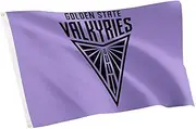 Desert Cactus Golden State Valkyries Flag Team WNBA Women's National Basketball Association 100% Polyester Indoor Outdoor 3 feet x 5 feet Flag (Design B)