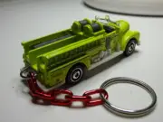 Matchbox Classic Seagrave Fire Engine Old Skool fitted with a Keychain Keyring