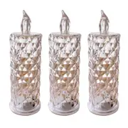 LED Flameless Candle Reusable Plastic Candle Lamp Tealight-Night Lights for9312