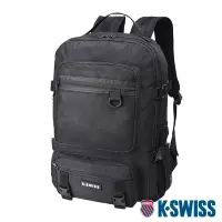 在飛比找Yahoo奇摩購物中心優惠-K-SWISS Active Backpack機能後背包-黑