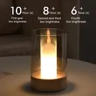 Flameless Candle Long-lasting Led Gesture Control Night Light with Flicker-free