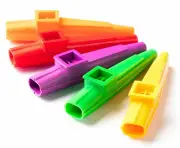 5 x SCOTTYS Kazoo Plastic Kids Music Mixed Colours *New* Great for Choirs