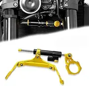 WILRAY Motorcycles Adjustable Steering Stabilize Damper Bracket Mount Support Kit for K&awasaki Z900RS Z900rs Z 900RS 2018 2019 2020 2021 2022