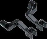 Kuryakyn Gloss Blk Passenger Footpeg Mounts Indian Springfield 16-21