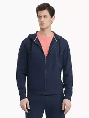 Tommy Hilfiger Men's Essential Stretch Pique Cotton Hoodie Navy [3XL]