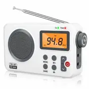 AM FM Radio Player Digital Stereo Portable LCD TSV Pocket Best Reception Home Outdoor Personal Audio Device