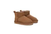 AUSTRALIAN SHEPHERD UGG Boots Kids Sheepskin Wool Mini Noel Chestnut