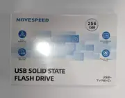 MOVE SPEED 250GB Solid State Flash Drive USB 3.2 400MB/s High Speed Type C