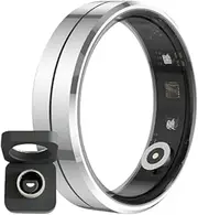 Smart Ring - 6.5mm Ultra-Thin Health Tracker with Real-Time Heart Rate, Blood Oxygen (SpO2), Sleep Monitor, HRV, Body Temperature & Waterproof (#12)