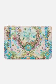 SMALL CANVAS CLUTCH JUST COASTING