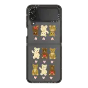 Galaxy Z Flip4 Impact Case cute and lovely teddy bear friends