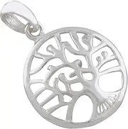[AFP] AS-406 Yggdrasil Tree of Life Pendant 925 Sterling Silver, Sterling Silver, No Gemstone