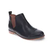 Scholl Tycoon Ankle Boot - Black/Tan