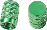 xinjiedianzi Tire Valve Caps Tyre Stem Covers Airdust Waterproof Compatible with Hornet CB750 CB 750 Motorcycle Accessories(Green)