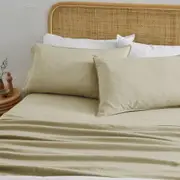 MyHouse Pure European Linen Sheet Set - Natural - King