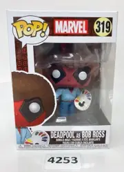 FUNKO POP! Marvel DEADPOOL as BOB ROSS # 319 Vinyl Figure