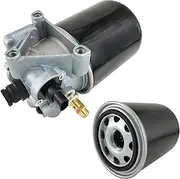 ZUVELLO R955300 Air Dryer Assembly 12V with Desiccant Cartridge Kit Fit for Meritor Wabco System Saver 1200P SS1200P Series Volvo Kenworth Peterbilt International Trucks