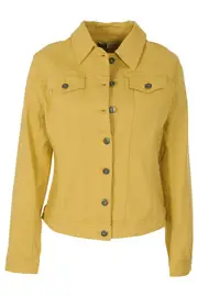 Coloured Jean Jacket--CAF-CLW385