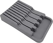 WJnflQN Knives Block - Cutter Block Organizer,Cutlery Slot Organizer, Kitchen Drawer Organizer Tray, Knives Set Storage, Drawer Storage