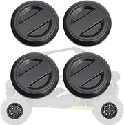 4 Pack Polaris RZR Hub Wheel Center Caps, Replace #1522872-655, Tire Wheel Center Rim Cap Compatible with Polaris RZR 1000 XP Turbo/XP 4/Ranger 2017-2021