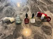 Pier 1 Imports Diffuser Oil Silver Snow Sugar Plum With 2 Plugs Christmas 0.8oz