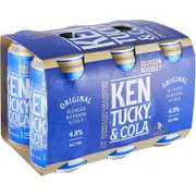 Kentucky Bourbon & Cola 4.8% Can 375ml