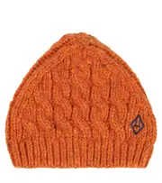 [The Animals Observatory] The Animals Observatory Cable-knit wool-blend beanie One Size orange