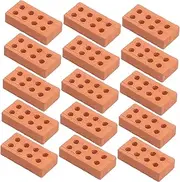 PLAFOPE 50Pcs Miniature Brick Models for DIY Crafts Realistic Building Bricks for Table and Model Landscaping for Mini House and Castle Creations