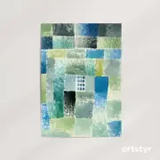 First House in a Settlement · Paul Klee, 1926 · Gallery Giclée Wall Art Print