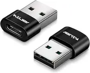 New USB type C female Adapter converter for fast charger power plug of Smart Phone Apple iPhone 11 12 13 Pro Max XR SE MacBook Air iPad Mini Samsung Galaxy S21 Ultra car charging cable ethernet - 2Pcs