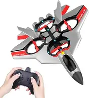 DAJASD RC Airplane, 2.4GHz SU57 Remote Controlled Aeroplane with 6 Axis Gyro Stabiliser, RC Plane Toy Supports Vertical Starting and Landing for Beginners, Children and Adults