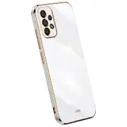 Phone Case for Samsung Galaxy A23 4G/A23 5G (Global Version),Golden Edge TPU Protective Cover