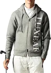 リュクスエイケイエムプラス(LUXEAKMPLUS) Luxe K Plus Lao-23039 Men's Hoodie, Golf, Logo Sweatshirt, Zip Hoodie