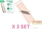 BENRINER G CBV04 MANDOLINE SLICER JAPANESE KITCHEN TOOL IVORY JAPAN X 3 SET