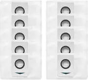 [Szxtdzsw] dust bag Compatible with Ecovacs DEEBOT T20 X1 Omni X1 TURBO X1 Plus T10 OMNI T10 TURBO T10 PLUS robot vacuum cleaner. 10 dust bags.