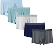 [Generic] Premium Men's Boxer Briefs 5 Pack, Ultra Soft and Breathable Underwear, Assorted Styles for All Day Comfort