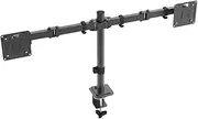 Viviendo Dual Monitor Mounts Steel Desk Stand and Monitor Arm, VESA Desk Monitor Stand, Holds Screen Up to 32 inches