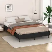 ALFORDSON Bed Frame Mattress Base Foundation Fabric Charcoal - Double Size