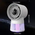 Electric Bug Zapper Bladeless Fan 8H Timer 20 Gears 2000V Mosquito Zapper 2