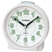 在飛比找momo購物網優惠-【CASIO 卡西歐】桌上型指針鬧鐘-白(TQ-228-7)