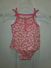 NWT Carter's Baby Girl Floral Sunsuit, Size NB, $18.00