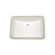 Chariot Oasis PHOENIX-MD 20 X 15 Medium Undermount Lavatory Sink, White